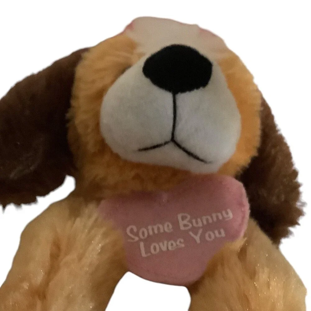 Puppy Dog Some‎ Bunny Loves You Plush Stuffed Animal Sound N Light 9.5